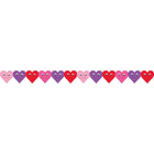 Bordure de classe découpée à l'emporte-pièce Hygloss de 36 pi, coeurs heureux, paquet de 72-La sélection de bordure de tableau d'affichage Happy Hearts apportera un sourire joyeux à n'importe quel tableau d'affichage de classe