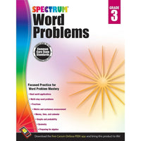 Livre numérique : Spectrum - Word Problems, 704489-EB, 3e année-Vous recevrez deux courriels : le premier confirmant la totalité de votre commande et le second comportant un lien de téléchargement. Vous pourrez utiliser le lien de téléchargement immédiatement ou plus tard, comme vous le voulez.