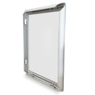 Eddie’s Hang-Up Display Ltd. - Support pour affiche avec cadre encliquetable, 8 1/2 x 11 po, aluminium, 10/paquet (137012)-Cadre en aluminium satiné