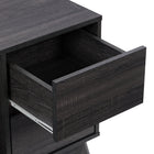 CorLiving THW-540-B Hollywood Meuble TV gris foncé avec tiroirs pour téléviseurs jusqu'à 55"-Placards intérieurs finis