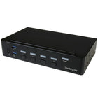 StarTech ® Commutateur KVM HDMI USB 3.0 à 4 ports, 1080p (SV431HDU3A2)-Partagez facilement vos appareils périphériques en utilisant le concentrateur intégré USB 3.0