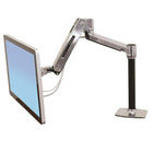 Ergotron 45-384-026 Bras à longue extension pour écran ACL, haute variable, support pour bureau, poids lourd, poli-Le bras peut lever l’écran ACL jusqu’à 33 po (84 cm); écartez l’écran lorsqu’il n’est pas utilisé