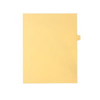 Mark Maker – Onglets séparateurs juridiques beiges, 1/26 onglets, format lettre, sans trous, lettre I, 25/paquet-Onglets séparateurs beiges, 1/26 onglets