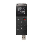 Sony – Enregistreur vocal numérique stéréo avec USB intégré, 4 Go (ICDUX560BLK)-Le micro stéréo intégré vous permet de capter des enregistrements vocaux stéréo, tandis que l'enregistrement à commande vocale facilite la mise en marche/arrêt de l'enregistrement en tout temps