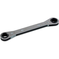 Gray Tools – Boîte de clés à cliquet plates 13 mm x 14 mm, 6 pans, fini miroir chromé-Taille : 13 x 14mm