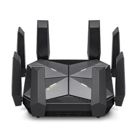 TP-Link - AXE16000 Routeur Wi-Fi 6E 16-flux quadri-bande - Noir-Le Wi-Fi 6E quadri-bande jusqu'à 16 Gbit/s permet de jouer, de diffuser et de télécharger à grande vitesse sur plusieurs appareils, le tout en même temps