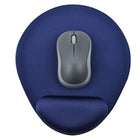 DAC - Tapis de souris « mini cercle » Super-Gel MP-127 avec repose-poignet - 9 po x 7 3/4 po x 1 po - bleu-Coussin Super-GelTM, recouvert de Lycra®