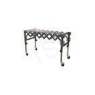 King Canada – Convoyeur à rouleaux extensible et flexible avec roulettes, capacité de 300 lb par pied linéaire (KRRS-109)-Largeur : 20 po