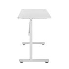 Uplite  Hauteur Réglable Style Bureau à Domicile Assis Debout - Blanc-Épaisseur du plateau: 0.71 po