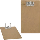 Merangue - Planche à pince avec pince arquée, légal, 9 po x 15-1/2 po-Panneau brun, dur et résistant qui procure une surface solide qui facilite l'écriture