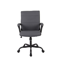 Brassex - Chaise de travail Jace, anthracite-Colis standard
