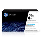 HP - Cartouche de toner noir d'origine LaserJet 58A (CF258A)-Couleur : noir