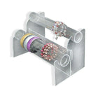 Azar Displays – Présentoir à bracelets à 2 barres horizontales pour comptoir, 8 x 10,5 x 7 po (900062)-Façon innovante d’afficher des bracelets