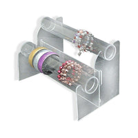 Azar Displays – Présentoir à bracelets à 2 barres horizontales pour comptoir, 8 x 10,5 x 7 po (900062)-Façon innovante d’afficher des bracelets