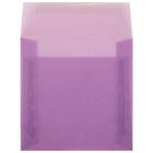 JAM Paper Enveloppes carrées de 6,5 x 6,5 po, lilas violet translucide, 50/paquet (241332378i)-Enveloppe en papier violet