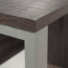 Sauder - La Collection Rock Glen Bureau - Finition Blade Walnut-Tiroir inferieur avec coulisses à extension complete pour dossiers suspendus de format lettre.
