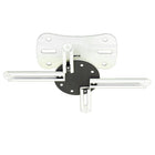 Kanto - Support de projecteur universel P101W pour plafonds plats et inclinés, blanc-Mesure 3 po (7,6 cm) du plafond à la partie supérieure du projecteur
