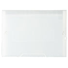 JAM Paper Classeurs accordéon à 13 pochettes, format lettre, 9 x 13 po, transparent, 2/pqt (2163590z)-Chemise-accordéon en plastique