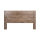 Prepac - Tête de lit à panneau plat DHFK-1301-1, grand lit, gris délavé-Gris laminé délavé