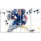Designart – Hockey de pénalité imprimée sur toile (PT2553-271)-Impression