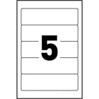 Avery Étiquettes multi-usage rectangulaires, amovibles, Écrire ou imprimer, blanc, 1 po x 3 po, paq./125 (2314)-Amovible