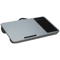 Secretaire portatif LapGear Home Office - Carbone Argentee-Convient aux ordinateurs portatifs jusqu’à 15,6 po