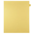 Markmaker - 25 tabs/PQT,5 PQT/Boite, Intercalaires imprimes Legal, Chamois, 1/15th coupe| format lettre, sans trous, Numero 107-Intercalaires imprimes Legal