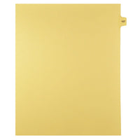Markmaker - 25 tabs/PQT,5 PQT/Boite, Intercalaires imprimes Legal, Chamois, 1/15th coupe| format lettre, sans trous, Numero 107-Intercalaires imprimes Legal