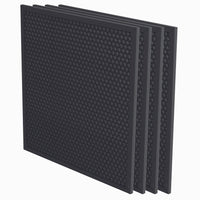 Filtre charbon 3/8 po avec pré-filtre Fellowes AeraMax Pro AM3 ou AM4 - 4/lot-Fait partie de la configuration standard des filtres de remplacement pour toutes les variantes des purificateurs d’air AeraMaxMD Pro AM3 et AM4.