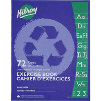 Hilroy - Cahier d'exercices recyclé, sans lignes, 9 1/8 po x 7 1/8 po, 72 pages-Trouver le sujet que vous cherchez est encore plus simple grâce aux couleurs différentes des couvertures