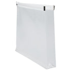 Jam Paper Enveloppes de plastique avec fermeture à glissière, 4 1/2 x 6 1/2 po, transparentes, 12/pqt-Ouverture : Livret