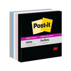 Post-It - Feuillets super collants - collection Sérénité - 3 po x 3 po - Paquet de 5 - 450 feuilles-Les Feuillets super collants Post-it sont deux fois plus adhérents que les Feuillets Post-it originaux.