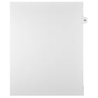 Markmaker - Intercalaires imprimes Legal, Blanc, 1/15th coupe, format lettre, sans trous, 25 tabs/PQT, 5 PQT/Boite, Numero 93-Intercalaires imprimes Legal