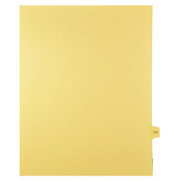 Markmaker - 25 tabs/PQT, 5 PQT/Boite, Intercalaires imprimes Legal, Chamois, 1/15th coupe| format lettre, sans trous, Numero 17-Intercalaires imprimes Legal
