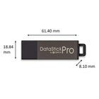 Centon - Clés USB 2.0 Datastick Pro MP format économique, gris, 2 Go, paq./50 (S1-U2P1-2G50PK)-Compatibles avec la plupart des ordinateurs PC, Mac et Linux. Nécessitent un port USB.