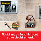 Scotch - Ruban d’emballage Box Lock(MC) - 48 mm x 20,3 m (1,88 po x 22,2 vg)-Dimensions : W 1,88 po x L 22,2 vg