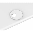 Rocelco - Support de bureau haut de gamme DADR-40 à hauteur réglable - 40 po - avec portée verticale allongée - Blanc-Le DADR-40 offre un réglage en hauteur illimité qui convient aux personnes de petite et de grande taille.