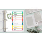 Avery Ready Index Intercalaires personnalisables avec table des matières - 11842-Multi-couleur