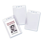 Avery Porte-badges robustes 74472 pour inserts de jusqu'à 4 po x 3 po, paq./25-Fabriqués en vinyle poids lourd pour l'utilisation quotidienne 