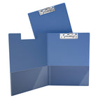 Davis Group Planchette a pince indispensable a levier Lettre, paquet de 10 – Bleu Royal-Elle présente des pochettes transparente à l'interieur de la couverture avant et arrière ce qui permet de protéger les documents