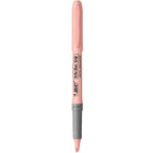 BIC − Surligneurs Brite Liner Grip, paquet de 6-Approuvés par l’ACMI, non toxique