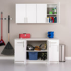 Prepac - Placard mural Elite de 32 po, blanc (WEW-3230)-Portes en panneau MDF aux bords arrondis pour une touche sophistiquée