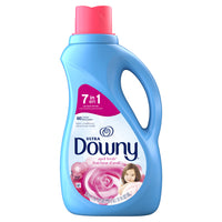 Downy - Adoucissant textile liquide Ultra (assouplissant textile), parfum Fraîcheur d'avril, 60 brassees, 1,53 L-Adoucit pour aider à prevenir la perte d'elasticite, l'affadissement des couleurs et la formation de peluches
