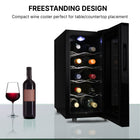 Koolatron - Cellier à vin thermoélectrique pour 10 bouteilles - Noir-Refroidissement thermoélectrique sans vibration que ne dérangera pas les sédiment