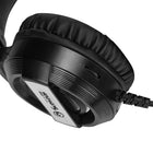 Marvo USB2.0 RGB LED Lighting Surrounding Gaming Headset - Black-Plastique