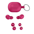 JLab - Jbuds Mini Véritables Écouteurs Sans Fil - Rose-Capteurs tactiles pour la lecture/pause, le réglage du volume, la sélection des paramètres sonores EQ3 et plus encore