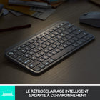 Clavier rétroéclairé sans fil Logitech MX Keys Mini pour professionnels - Graphite-Multidispositif, multi-SE: connectez jusqu'à 3 ordinateurs Windows, macOS, Linux(1), Chrome OS(1), iPadOS, iOS ou Android. Changez de SE en toute simplicité avec le bouton Easy-Switch.