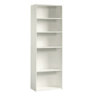 Sauder Beginnings Bibliothèque avec 5 tablettes Finition blanc doux-Finition blanc doux, bois d'ingénierie