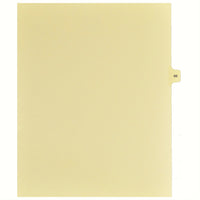 Markmaker - 25 tabs/PQT, 5 PQT/Boite, Intercalaires imprimes Legal, Chamois, 1/15th coupe| format lettre, sans trous, Numero 66-Intercalaires imprimes Legal