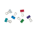 Staples - Pinces relieuses, mini, 3/5 po, couleurs mode variées, paquet de 40-Pinces en acier trempé